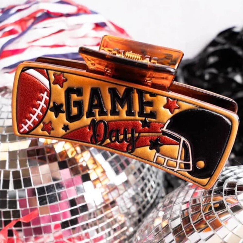 Game Day hair clip